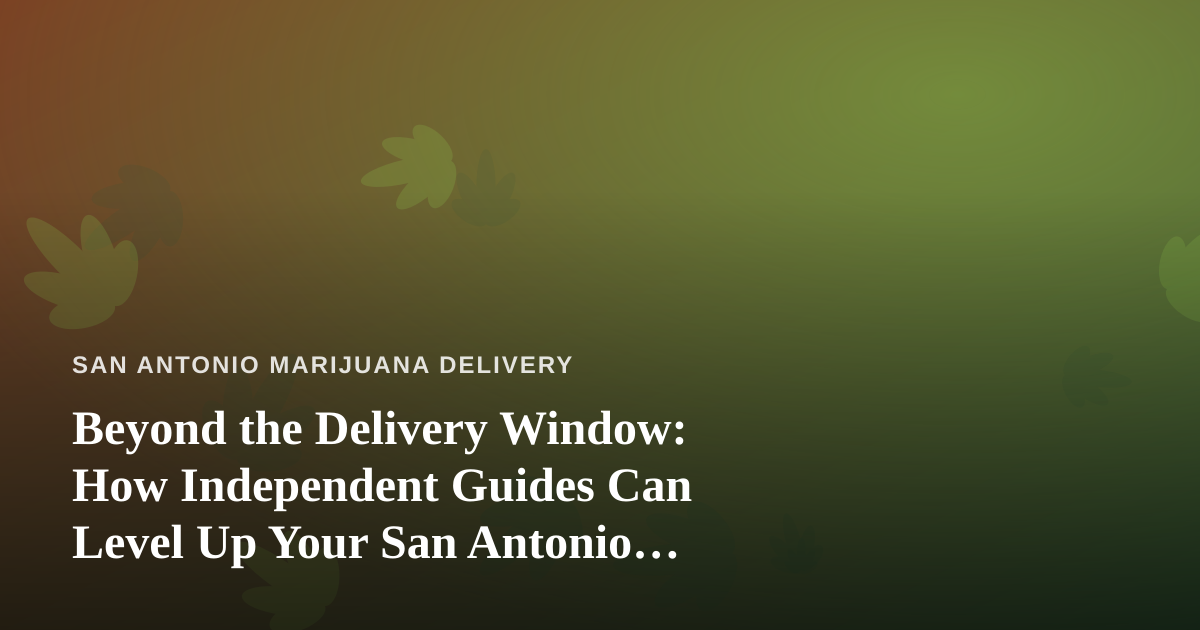 Beyond the Delivery Window: How Independent Guides Can Level Up Your San Antonio Experience