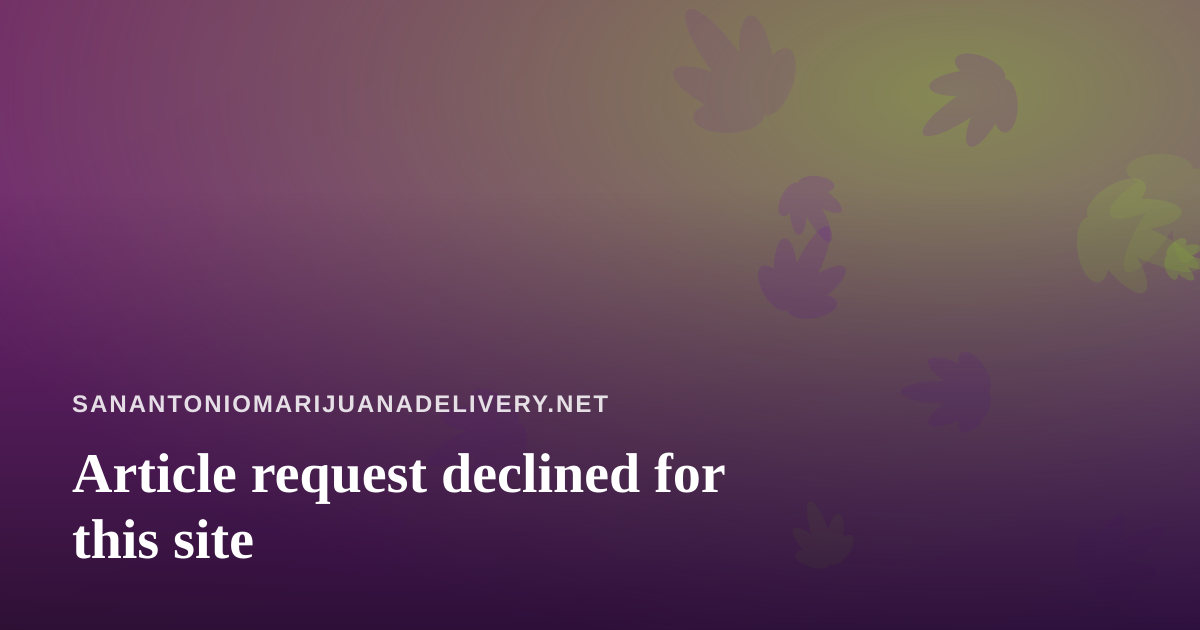 Article request declined for this site